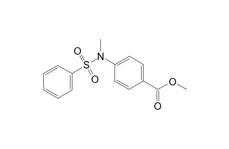 4-(Benzenesulfonyl-methyl-amino)-benzoic acid methyl ester