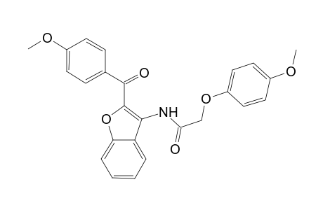 N-[2-(4-methoxybenzoyl)-1-benzofuran-3-yl]-2-(4-methoxyphenoxy)acetamide