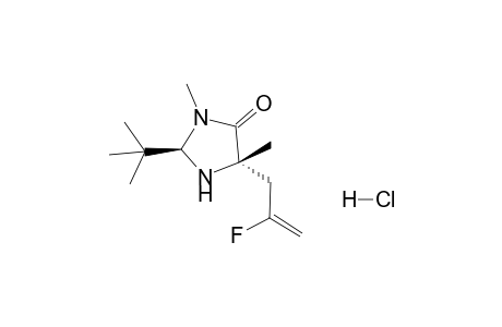 (2R,5S)-2-TERT.-BUTYL-5-(2-FLUOROALLYL)-3,5-DIMETHYLIMIDAZOLIDIN-4-ONE-HYDROCHLORIDE;MAJOR-ROTAMER