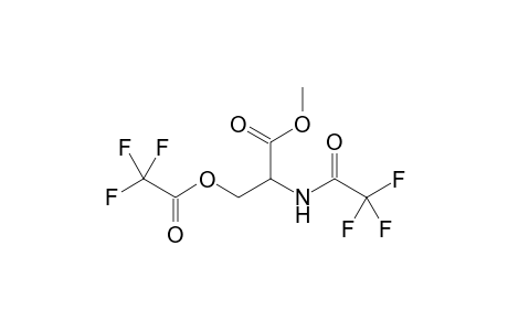 methyl 2-[(2,2,2-trifluoroacetyl)amino]-3-(2,2,2-trifluoroacetyl)oxy-propanoate