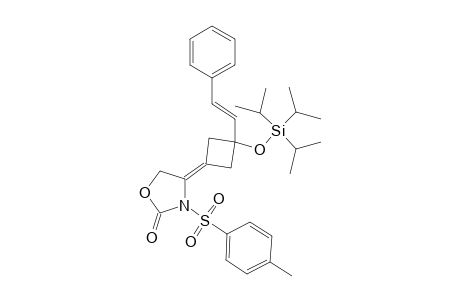 4-[3-trans-.beta.-Styryl-3-(triisopropylsilyloxy)cyclobutylidene]-3-p-toluenesulfonyloxazolidin-2-one