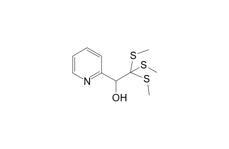 2,2,2-Tris-methylthio-1-pyridin-2-yl-ethanol