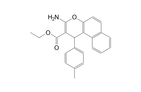 ethyl 3-amino-1-(4-methylphenyl)-1H-benzo[f]chromene-2-carboxylate