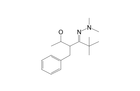 3-Benzyl-4-(dimethylhydrazono)-5,5-dimethyl-hexan-2-ol