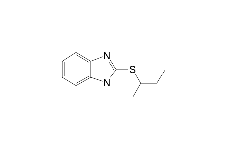 1H-1,3-Benzimidazole, 2-[(1-methylpropyl)thio]-