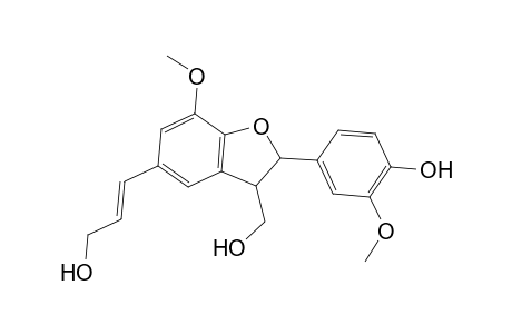 4-[5-[(E)-3-hydroxyprop-1-enyl]-7-methoxy-3-methylol-2,3-dihydrobenzofuran-2-yl]-2-methoxy-phenol