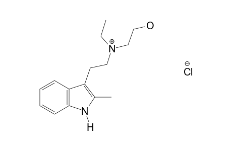 2-{ethyl[2-(2-methylindol-3-yl)ethyl]amino}ethanol, monohydrochloride