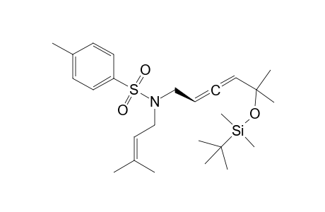 (S)-N-(5-((tert-Butyldimethylsilyl)oxy)-5-methylhexa-2,3-dien-1-yl)-4-methyl-N-(3-methylbut-2-en-1-yl)benzenesulfonamide