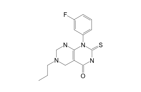 Pyrimido[4,5-d]pyrimidin-4(1H)-one, 1-(3-fluorophenyl)-2,3,5,6,7,8-hexahydro-6-propyl-2-thioxo-