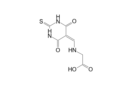 {[(4,6-dioxo-2-thioxotetrahydro-5(2H)-pyrimidinylidene)methyl]amino}acetic acid