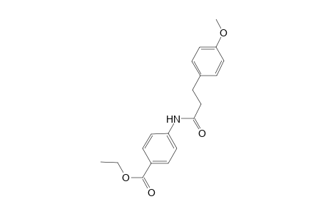 Ethyl 4-{[3-(4-methoxyphenyl)propanoyl]amino}benzoate