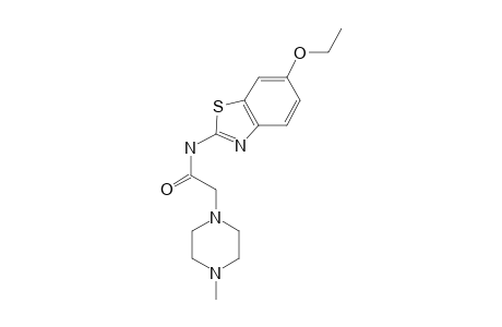 N-(6-Ethoxy-benzothiazol-2-yl)-2-(4-methylpiperazin-1-yl)-acetamide