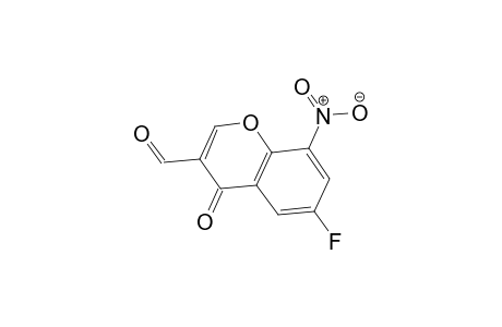 6-Fluoro-8-nitrochromone-3-carboxaldehyde