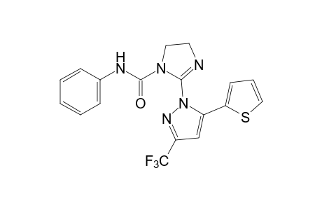 2-[5-(2-thienyl)-3-(trifluoromethyl)pyrazol-1-yl]-2-imidazoline-1-carboxanilide