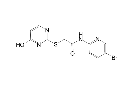 acetamide, N-(5-bromo-2-pyridinyl)-2-[(4-hydroxy-2-pyrimidinyl)thio]-