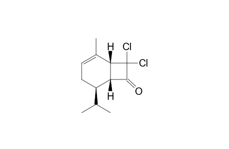 (1R, 5R, 6R)-8,8-Dichloro-5-isopropyl-2-methylbicyclo[4.2.0]oct-2-en-7-one