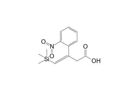 (Z)-4-Trimethylsilyl-3-(o-nitrophenyl)but-3-enoic acid