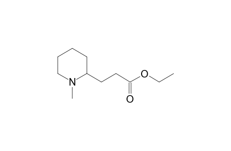 Ethyl 3-(1-methylpiperidin-2-yl)propanoate