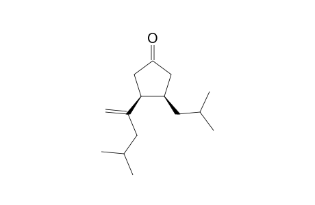 (3S,4R)-4-Isobutyl-3-(1-isobutylvinyl)cyclopentanone