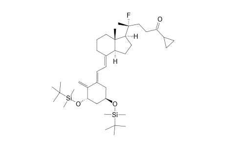 (5E,7E)-(1S,3R,20S)-1,1-Bis[(1,3-dimethylethyl)dimethylsilyl]oxy]-20-fluoro-26,27-cyclo-9,10-secocholesta-5,7,10(19)-trien-24-one