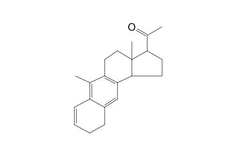 17-Noranthiaergostan-1,5,7,9-tetraen, 17-acetyl-