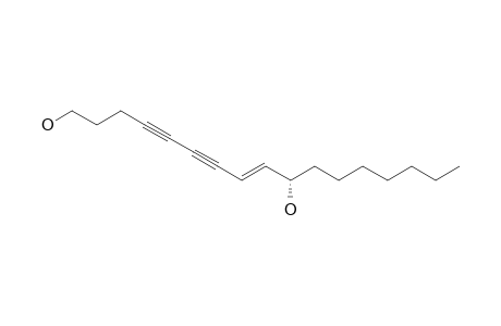 (E,10S)-heptadec-8-en-4,6-diyne-1,10-diol