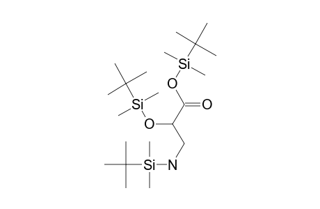 L-Isoserine, N,o-bis(tert.-butyldimethylsilyl)-, tert.-butyldimethylsilyl ester