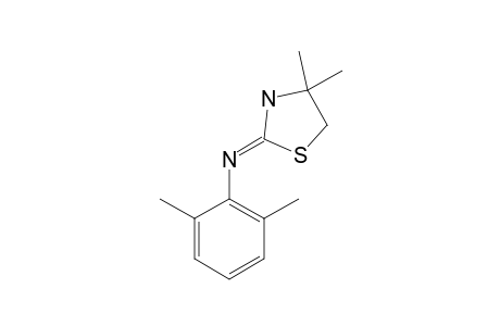 4,4-dimethyl-2-[(2,6-xylyl)imino]thiazolidine
