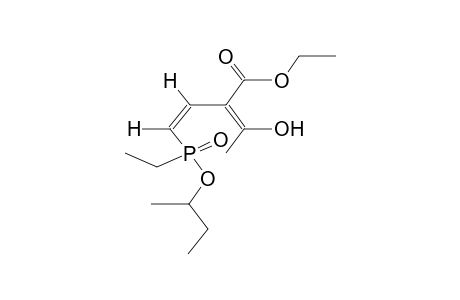 SEC-BUTYL 3-CARBOETHOXY-4-HYDROXY-1,3(Z)-PENTADIENYL(ETHYL)PHOSPHINATE