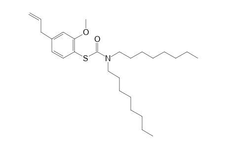 S-(4-allyl-2-methoxyphenyl) dioctylcarbamothioate