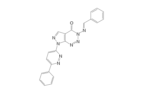 3-{[1-Phenyl-meth-(E)-ylidene]-amino}-7-(6-phenyl-pyridazin-3-yl)-3,7-dihydro-pyrazolo[3,4-d][1,2,3]triazin-4-one