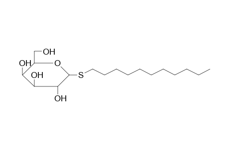 .alpha.,.beta.-D-Glucopyranoside, 1-deoxy-1-undecylthio-