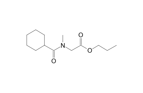 Sarcosine, N-(cyclohexylcarbonyl)-, propyl ester