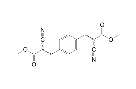 3,3'-p-phenylenebis[2-cyanoacrylic acid], dimethyl ester