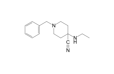 1-Benzyl-4-ethylamino-isonipecotonitrile