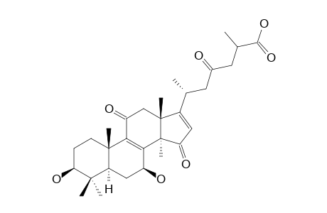 3-BETA,7-BETA-DIHYDROXY-11,15,23-TRIOXO-LANOST-8,16-DIEN-26-OIC-ACID