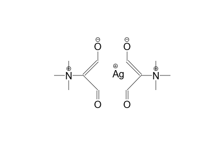 Trimethylammonium diformylmethylide silver cation