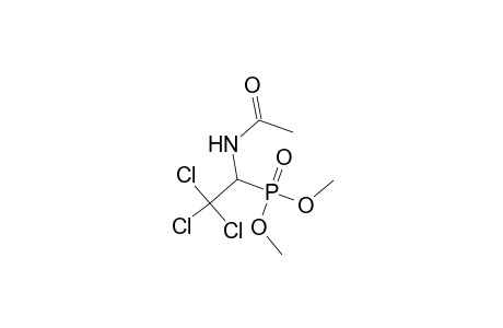 (1-Acetylamino-2,2,2-trichloro-ethyl)-phosphonic acid dimethyl ester