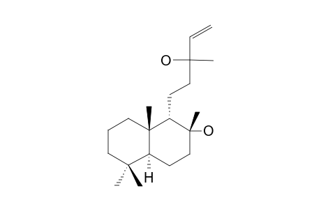 VITEAGNUSIN-C;(REL-5S,8R,9S,10S)-8,13-DIHYDROXY-14-LABDEN