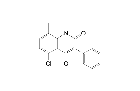 5-Chloro-4-hydroxy-8-methyl-3-phenyl-2(1H)-quinolone