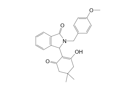 3-(2-Hydroxy-4,4-dimethyl-6-oxo-1-cyclohexenyl)-2-(4-methoxybenzyl)isoindolin-1-one