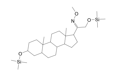Pregnan-20-one, 3,21-bis[(trimethylsilyl)oxy]-, O-methyloxime, (3.alpha.,5.beta.)-