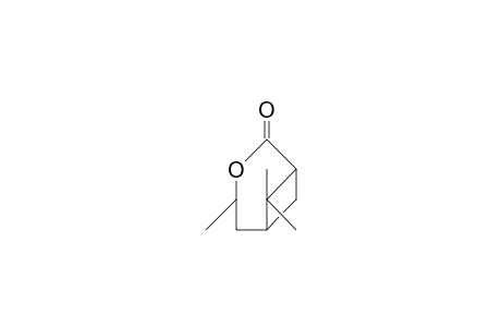 cis-4,7,7-Trimethyl-3-oxa-bicyclo(4.1.1)octan-2-one