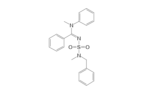 N'-(benzylmethylsulfamoyl)-N-methyl-N-phenylbenzamidine