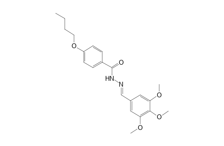 p-butoxybenzoic acid, (3,4,5-trimethoxybenzylidene)hydrazide