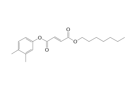 Fumaric acid, 3,4-dimethylphenyl heptyl ester