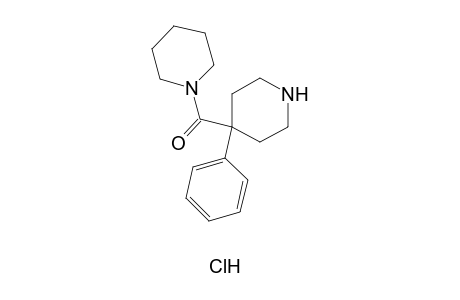 1-[(4-phenyl-4-piperidyl)carbonyl]piperidine, monohydrochloride