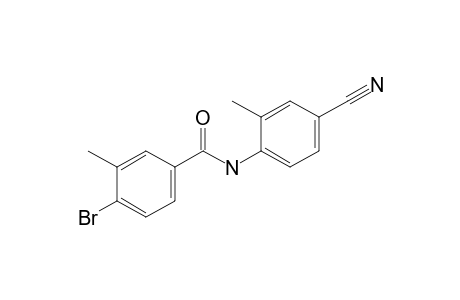 4-bromanyl-N-(4-cyano-2-methyl-phenyl)-3-methyl-benzamide