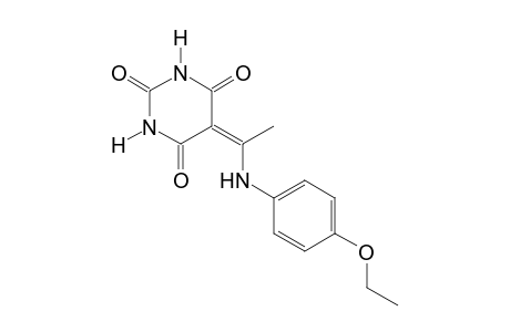 5-[1-(4-ethoxyanilino)ethylidene]-2,4,6(1H,3H,5H)-pyrimidinetrione