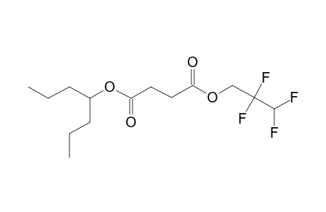 Succinic acid, 2,2,3,3-tetrafluoropropyl 4-heptyl ester